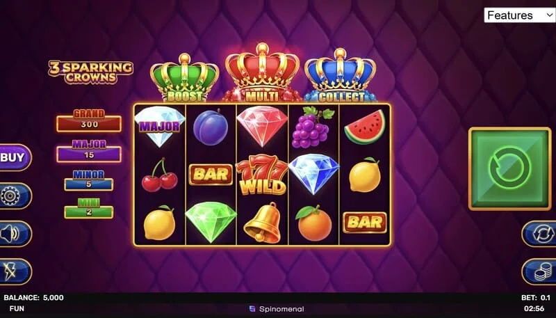 3 Sparking Crowns leikjaskjár
